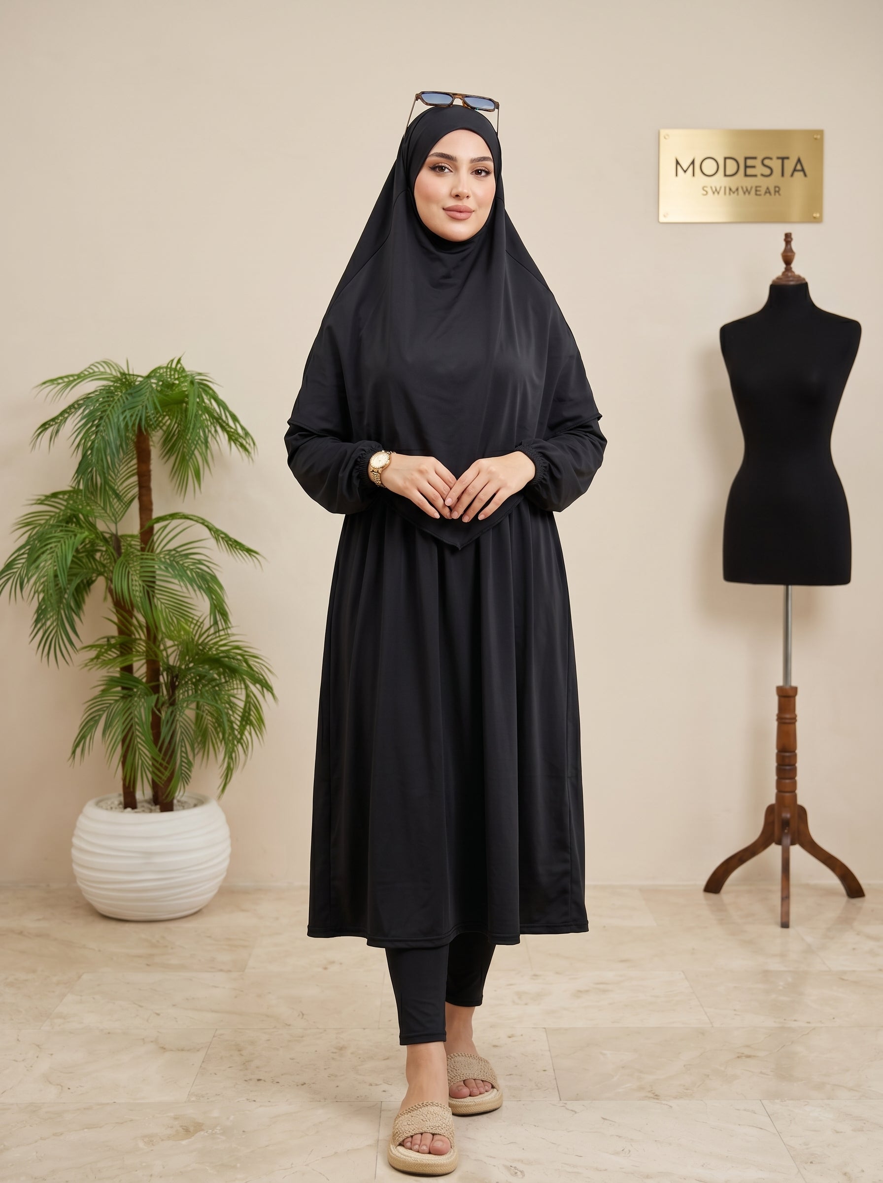 Burkini Khimar Premium Femme – Élégance & Confort
