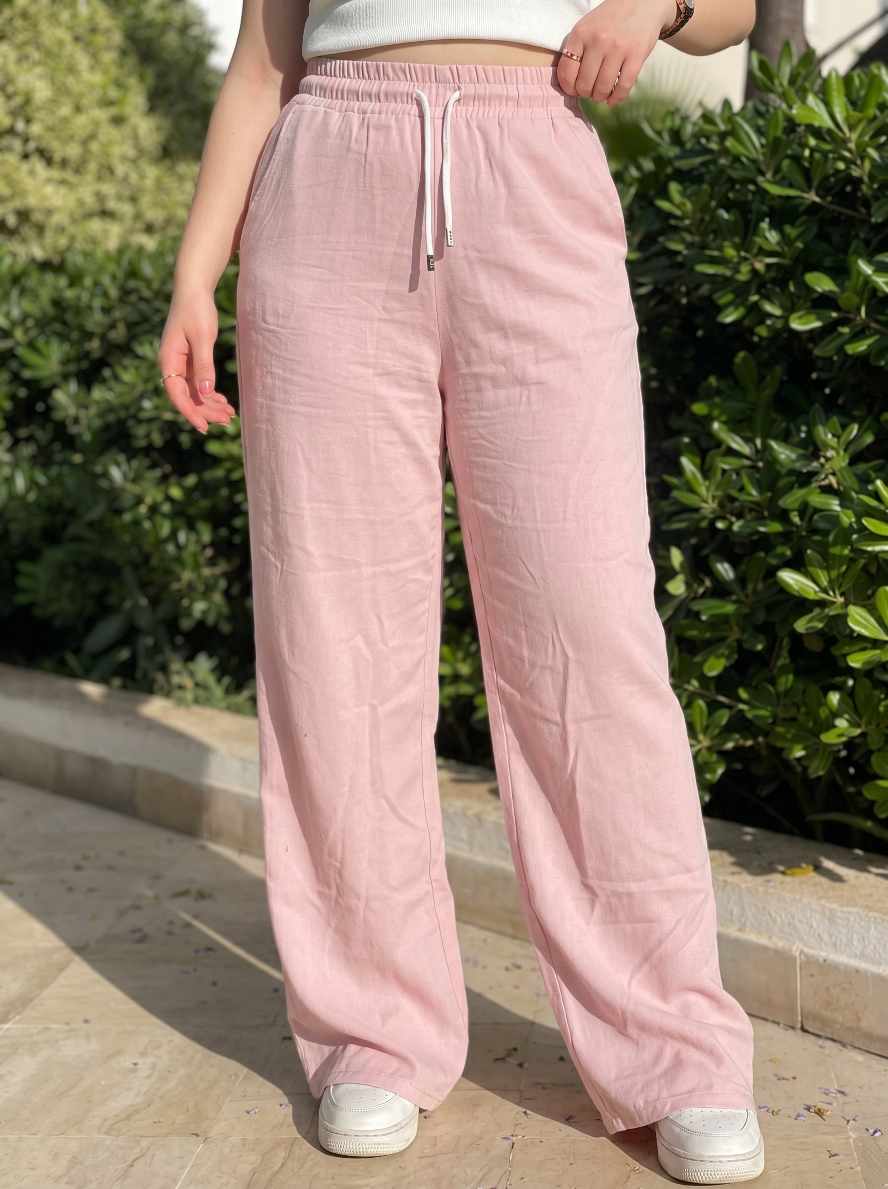 Pantalon Linen Femme Premium
