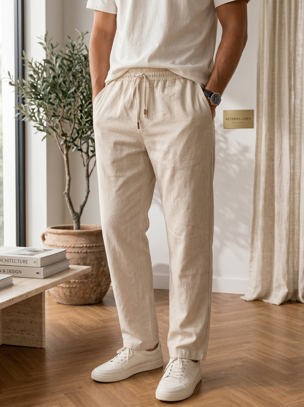 Pantalon Linen Premium Homme